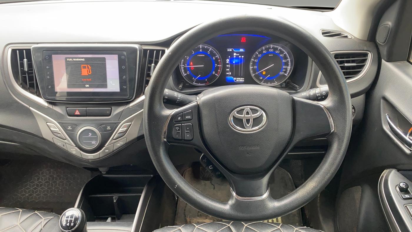 2020 Toyota Glanza G, Petrol, Manual, 94,232 km, Steering Wheel Close Up