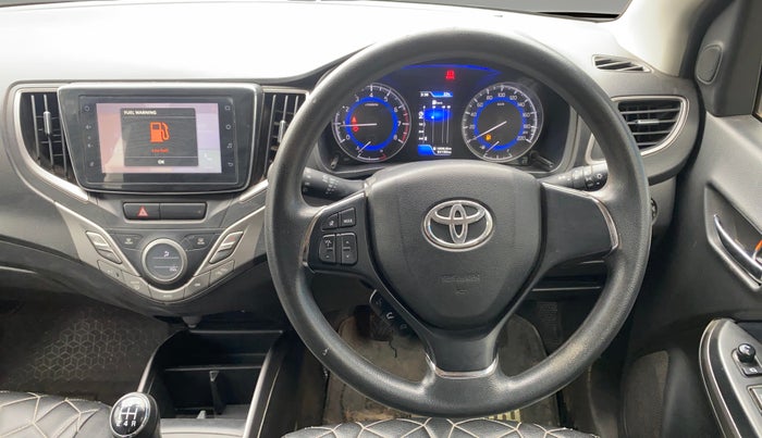 2020 Toyota Glanza G, Petrol, Manual, 94,149 km, Steering Wheel Close Up