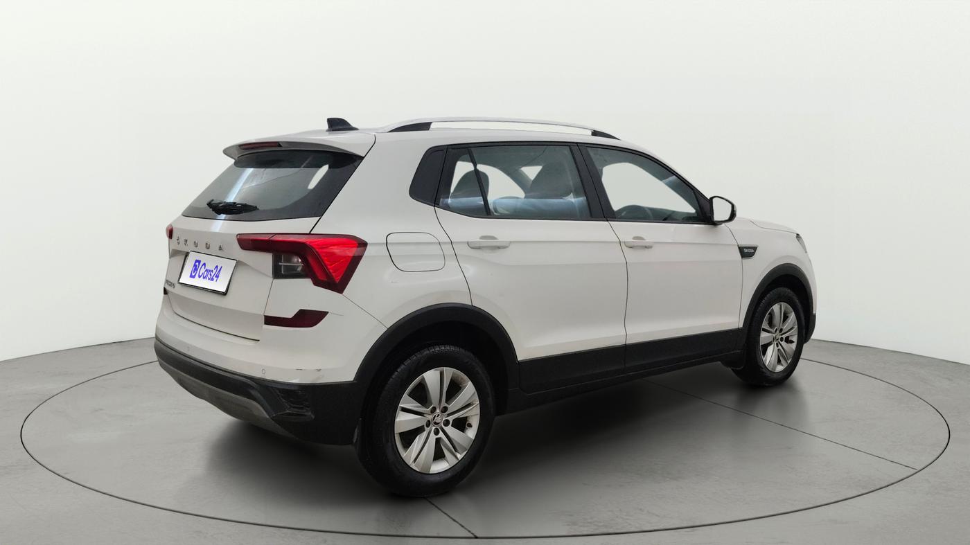 2021 Skoda KUSHAQ AMBITION 1.0L TSI AT, Petrol, Automatic, 49,845 km, Right Back Diagonal