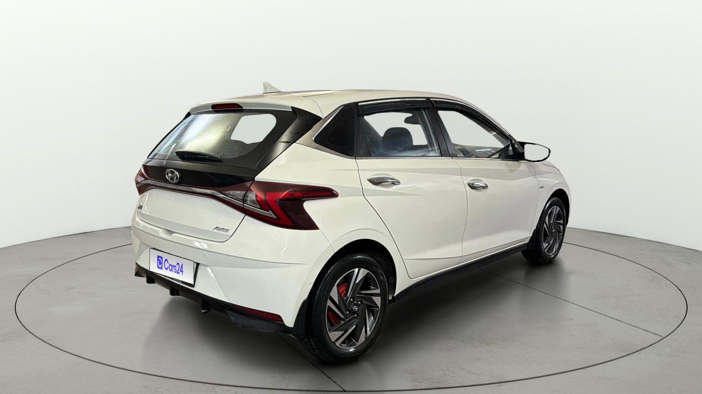 2023 Hyundai NEW I20 ASTA (O) 1.2 IVT, Petrol, Automatic, 56,123 km, Right Back Diagonal