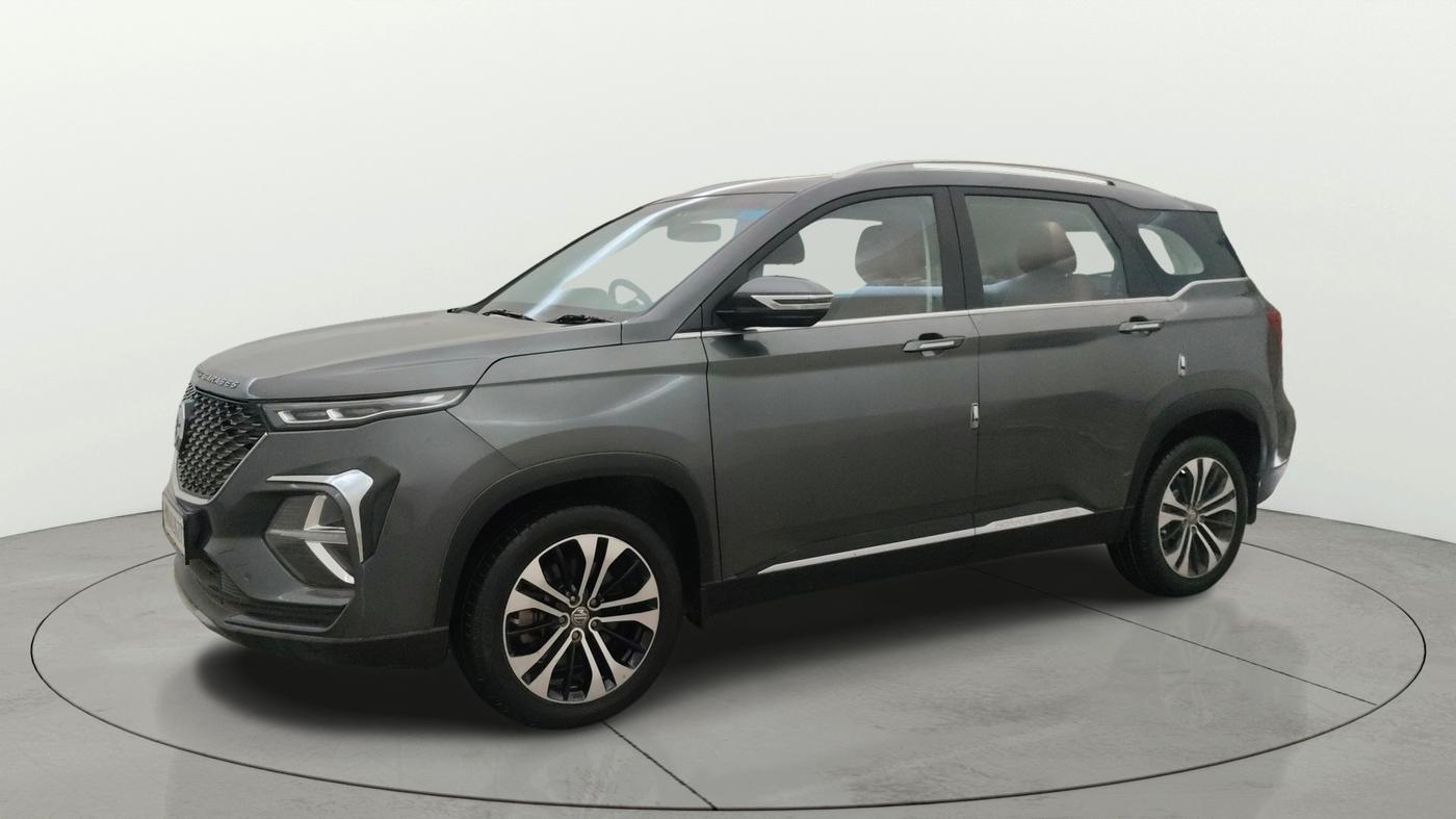 2022 MG HECTOR PLUS SHARP 1.5 PETROL TURBO CVT 6-STR, Petrol, Automatic, 56,886 km, Left Front Diagonal