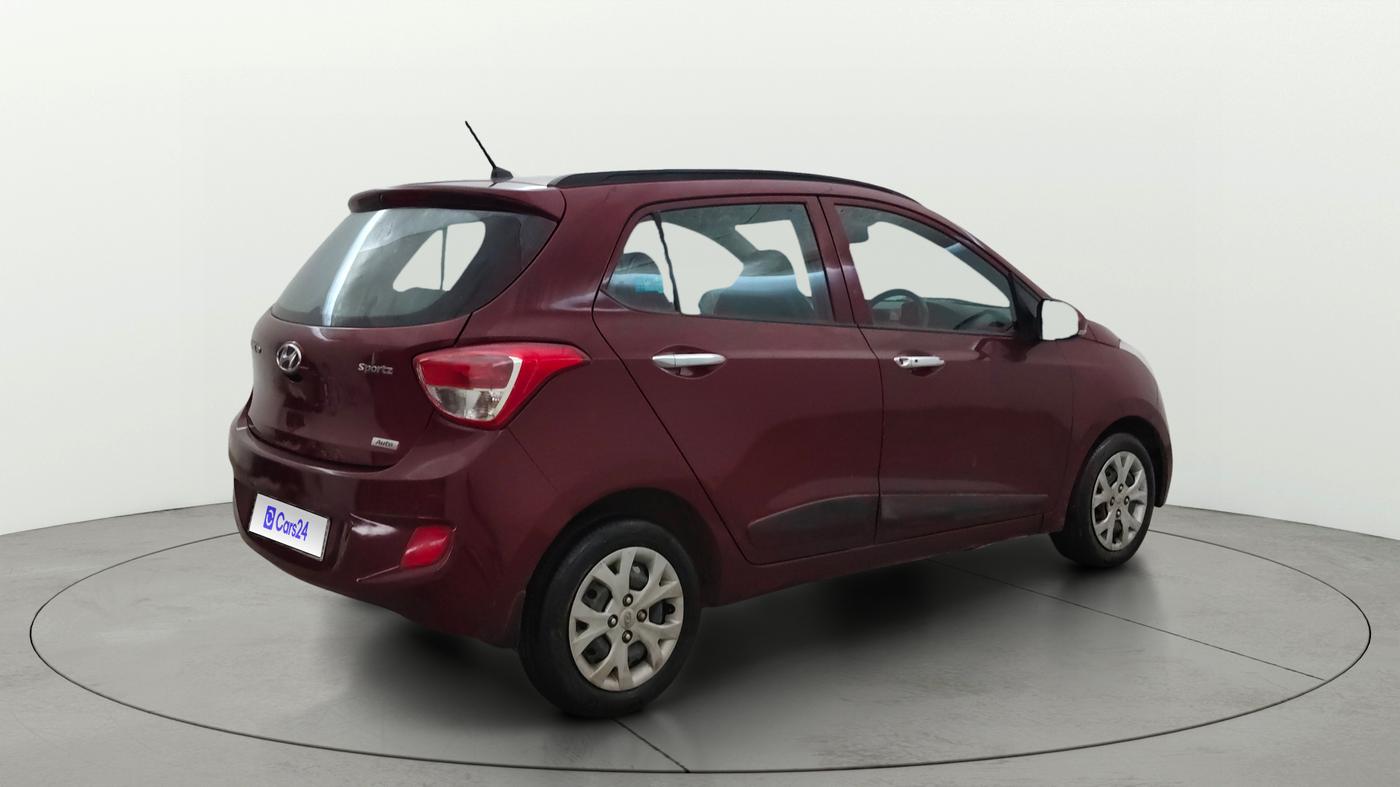 2014 Hyundai Grand i10 SPORTZ AT 1.2 KAPPA VTVT, Petrol, Automatic, 98,336 km, Right Back Diagonal