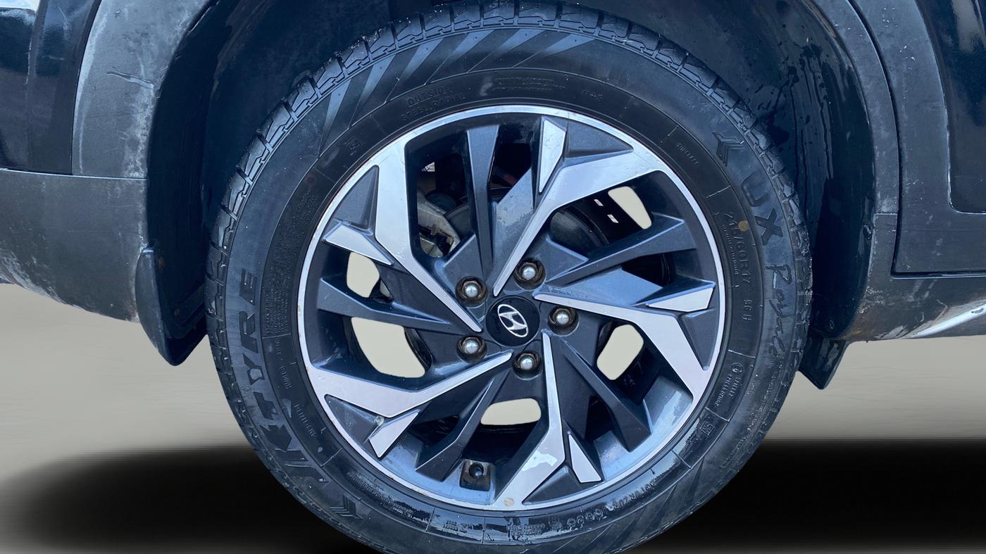 2021 Hyundai Creta SX (O) AT 1.5 DIESEL, Diesel, Automatic, 1,00,034 km, Right Rear Wheel