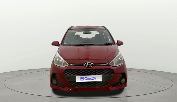 2017 Hyundai Grand i10 SPORTZ (O) 1.2 KAPPA VTVT, Petrol, Manual, 1,28,898 km, Front