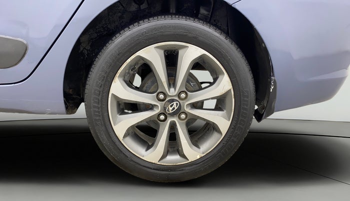 2015 Hyundai Xcent SX AT 1.2 (O), Petrol, Automatic, 79,338 km, Left Rear Wheel