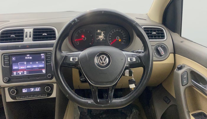 2018 Volkswagen Vento HIGHLINE 1.6 MPI, Petrol, Manual, 50,960 km, Steering Wheel Close Up