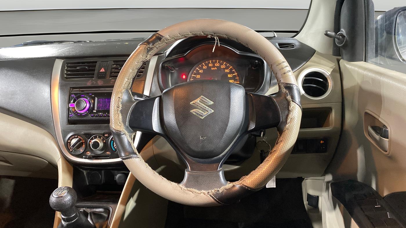 2014 Maruti Celerio VXI, Petrol, Manual, 82,230 km, Steering Wheel Close Up