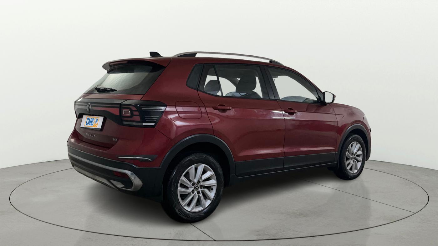 2022 Volkswagen TAIGUN HIGHLINE 1.0 TSI AT, Petrol, Automatic, 17,892 km, Right Back Diagonal