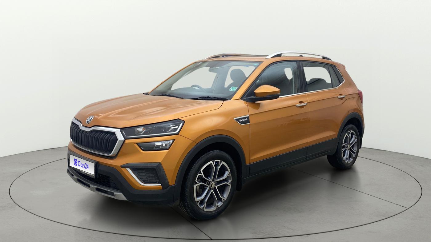 2022 Skoda KUSHAQ STYLE 1.0L TSI MT, Petrol, Manual, 49,524 km, Left Front Diagonal