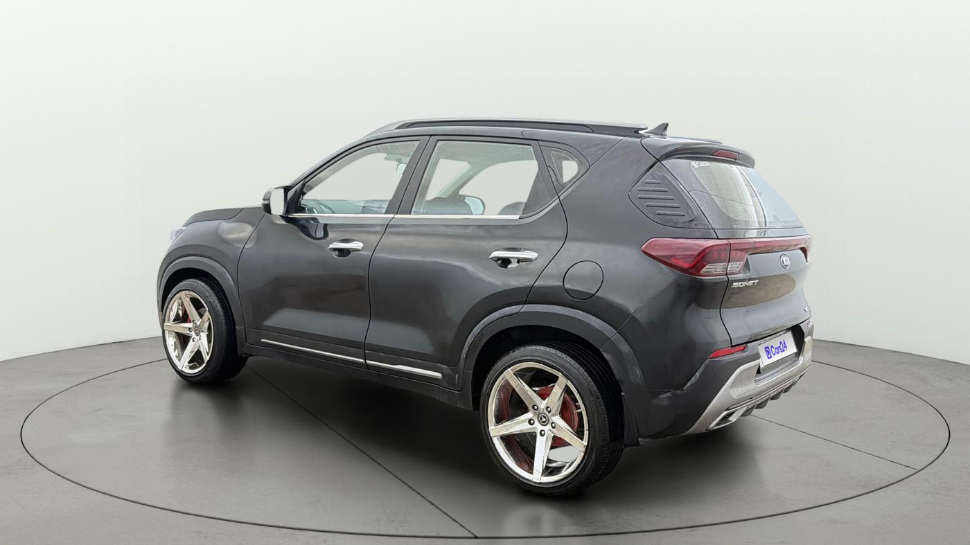 2021 KIA SONET HTX 1.0 IMT, Petrol, Manual, 32,077 km, Left Back Diagonal