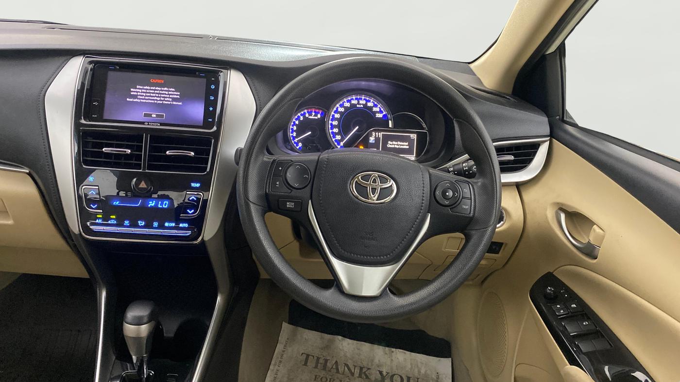 2018 Toyota YARIS G CVT, Petrol, Automatic, 44,257 km, Steering Wheel Close Up