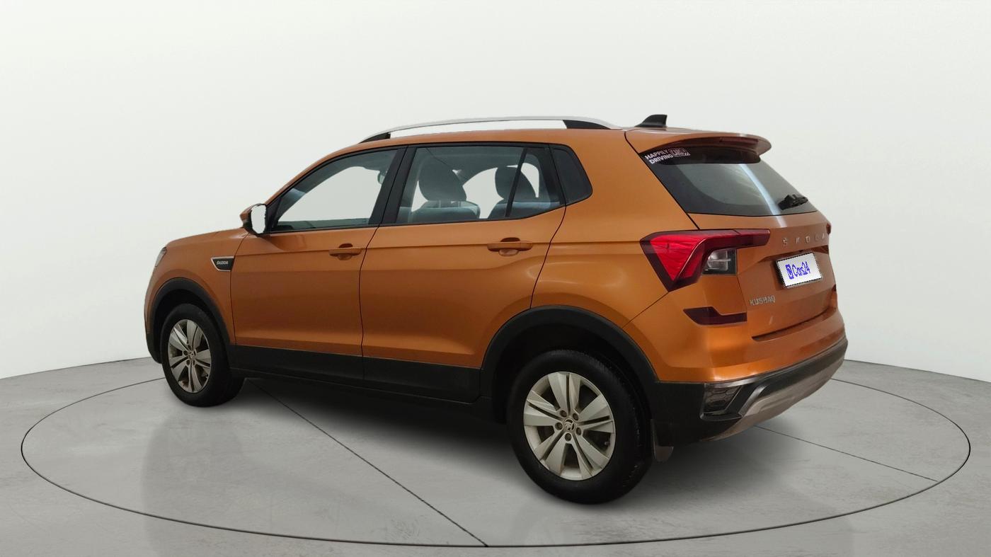 2021 Skoda KUSHAQ AMBITION 1.0L TSI AT, Petrol, Automatic, 49,886 km, Left Back Diagonal