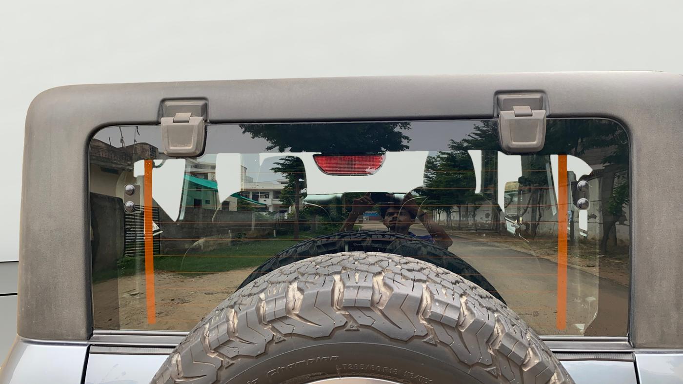2021 Mahindra Thar LX HT PETROL 4WD MT, Petrol, Manual, 44,544 km, Rear Windshield