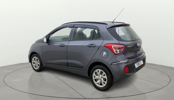2017 Hyundai Grand i10 SPORTZ (O) 1.2 KAPPA VTVT, Petrol, Manual, 49,361 km, Left Back Diagonal