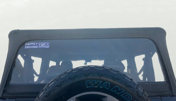 2023 Mahindra Thar LX D 4WD MT CONVERTIBLE, Diesel, Manual, 73,108 km, Rear Windshield