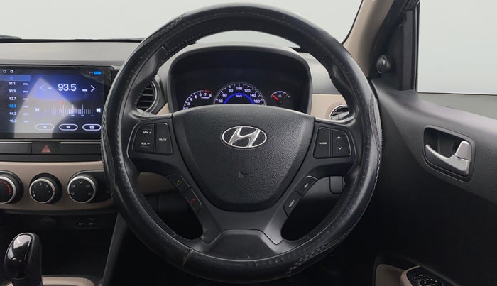 2015 Hyundai Grand i10 ASTA AT 1.2 KAPPA VTVT, Petrol, Automatic, 53,267 km, Steering Wheel Close Up