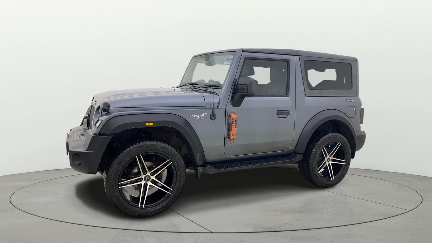 2021 Mahindra Thar LX HT PETROL 4WD MT, Petrol, Manual, 30,711 km, Left Front Diagonal