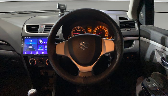 2013 Maruti Swift VXI, Petrol, Manual, 73,470 km, Steering Wheel Close Up