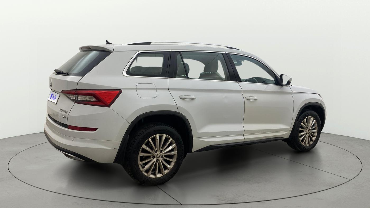 2018 Skoda Kodiaq L&K 2.0 TDI 4X4 AT, Diesel, Automatic, 1,29,281 km, Right Back Diagonal