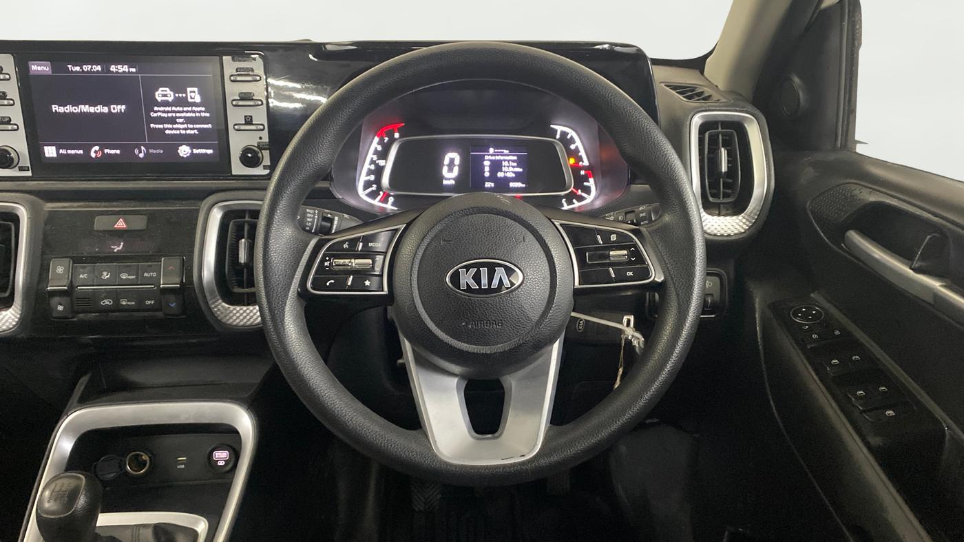 2021 KIA SONET HTK PLUS 1.2, Petrol, Manual, 9,064 km, Steering Wheel Close Up