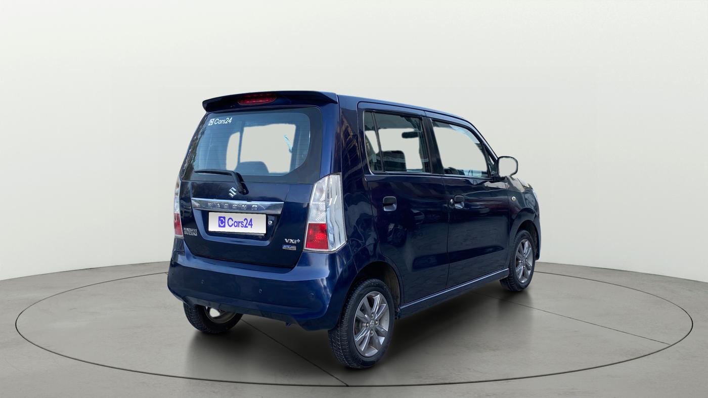 2017 Maruti Wagon R 1.0 VXI + (O) AMT, Petrol, Automatic, 76,352 km, Right Back Diagonal