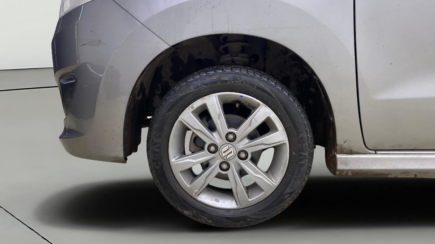 2017 Maruti Wagon R 1.0 VXI+ AMT, Petrol, Automatic, 23,569 km, Left Front Wheel