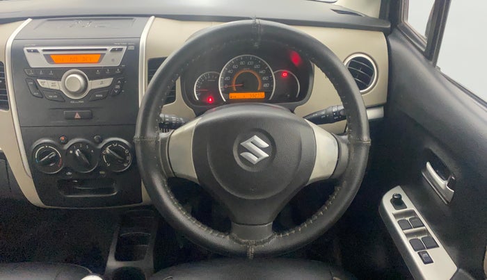 2014 Maruti Wagon R 1.0 VXI, Petrol, Manual, 55,241 km, Steering Wheel Close Up