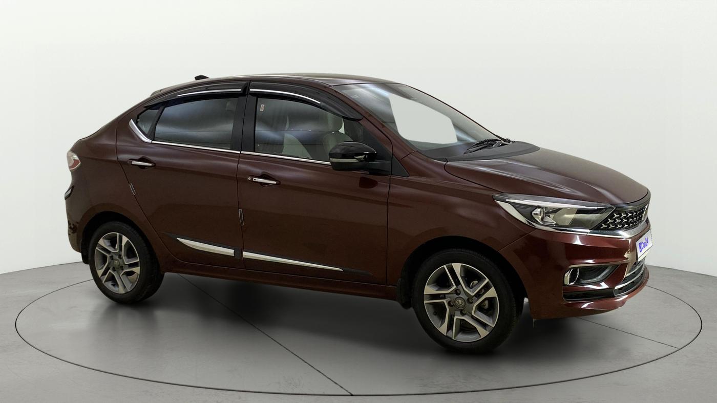 2024 Tata TIGOR XZ PLUS PETROL, CNG, Manual, 14,989 km, Right Front Diagonal