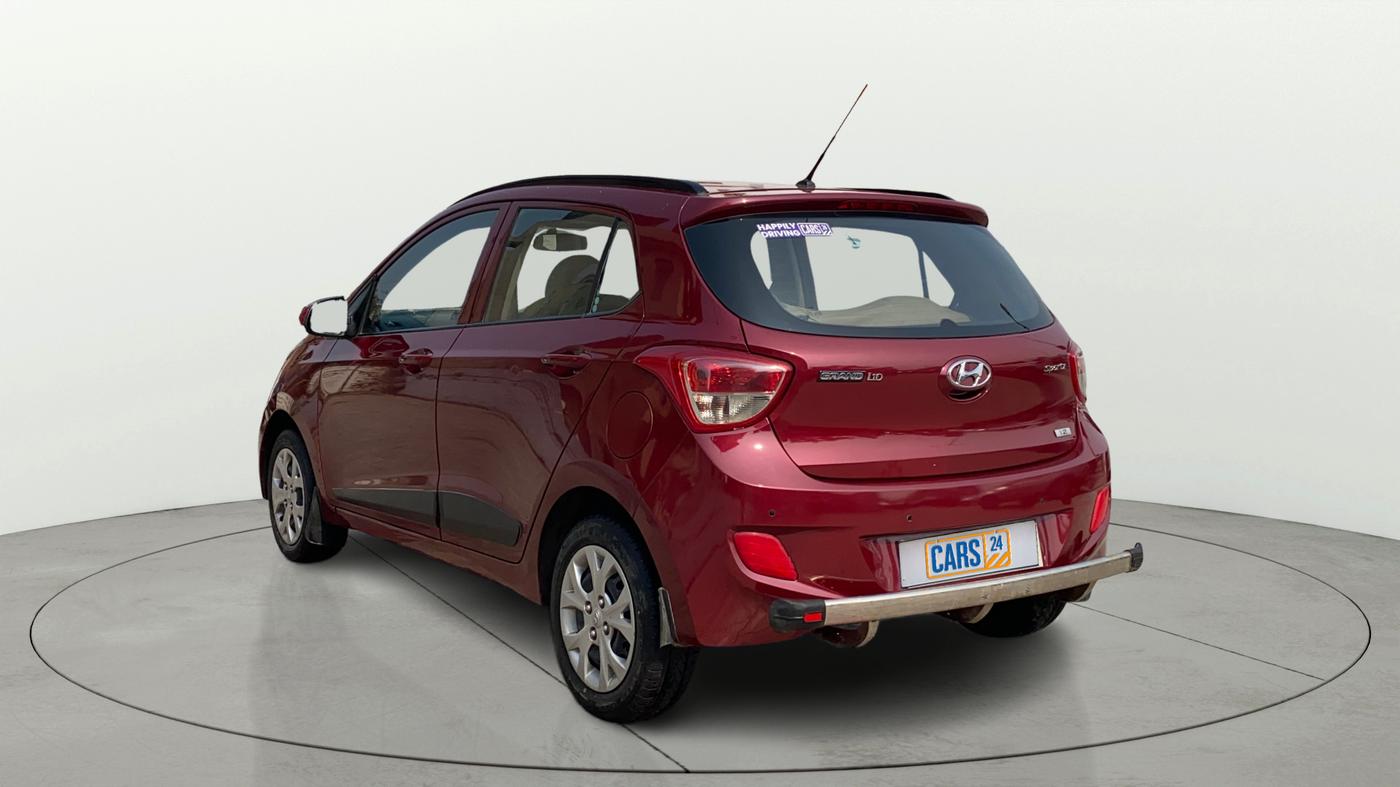 2016 Hyundai Grand i10 SPORTZ 1.2 KAPPA VTVT, Petrol, Manual, 14,572 km, Left Back Diagonal