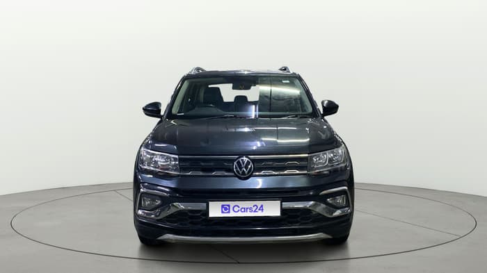 2022 Volkswagen TAIGUN HIGHLINE 1.0 TSI AT, Petrol, Automatic, 1,18,106 km, Front