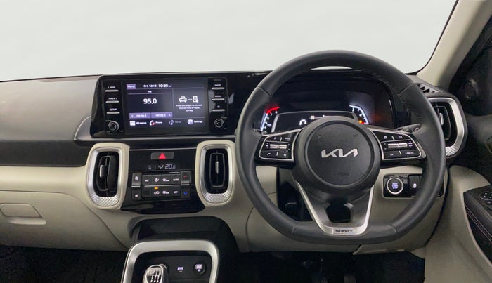 2023 KIA SONET HTX 1.0 TURBO PETROL IMT, Petrol, Manual, 21,705 km, Steering Wheel Close Up