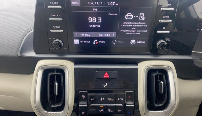 2021 KIA SONET HTX 1.0 IMT, Petrol, Manual, 50,394 km, Air Conditioner