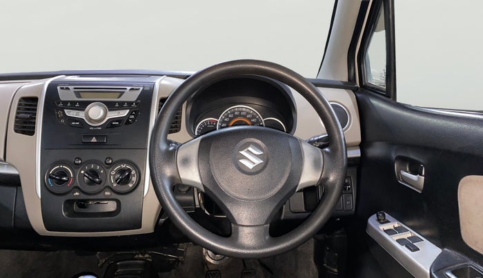 2013 Maruti Wagon R 1.0 VXI, Petrol, Manual, 87,989 km, Steering Wheel Close Up