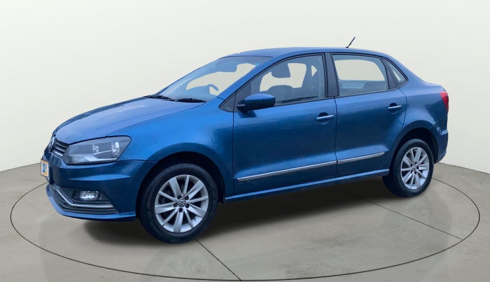 2016 Volkswagen Ameo HIGHLINE1.2L, Petrol, Manual, 1,07,901 km, Left Front Diagonal