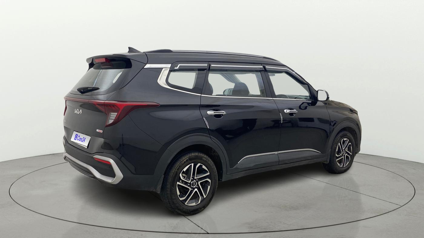 2023 KIA CARENS PRESTIGE PLUS 1.5 PETROL IMT 7 STR, Petrol, Manual, 9,820 km, Right Back Diagonal