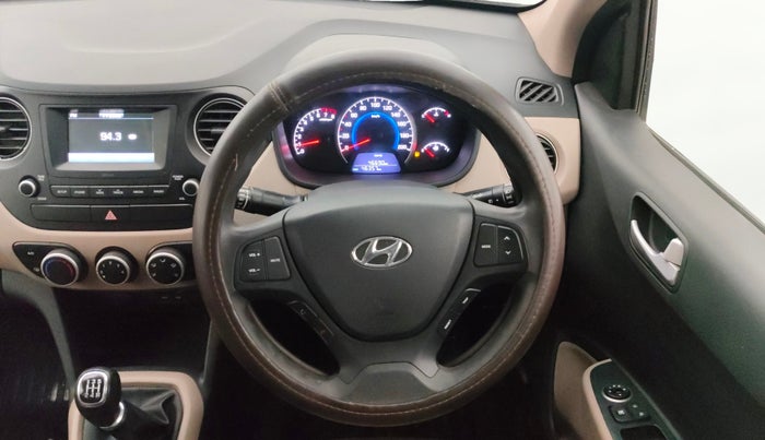 2017 Hyundai Grand i10 SPORTZ 1.2 KAPPA VTVT, Petrol, Manual, 46,356 km, Steering Wheel Close Up