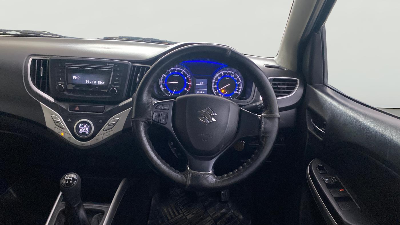 2017 Maruti Baleno DELTA PETROL 1.2, Petrol, Manual, 35,574 km, Steering Wheel Close Up