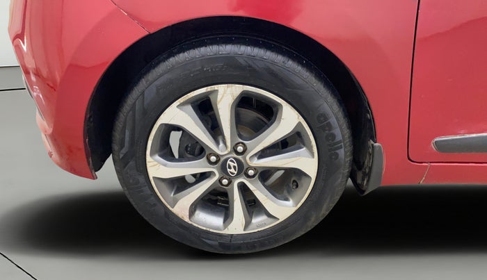 2014 Hyundai Xcent SX AT 1.2 (O), Petrol, Automatic, 1,07,526 km, Left Front Wheel