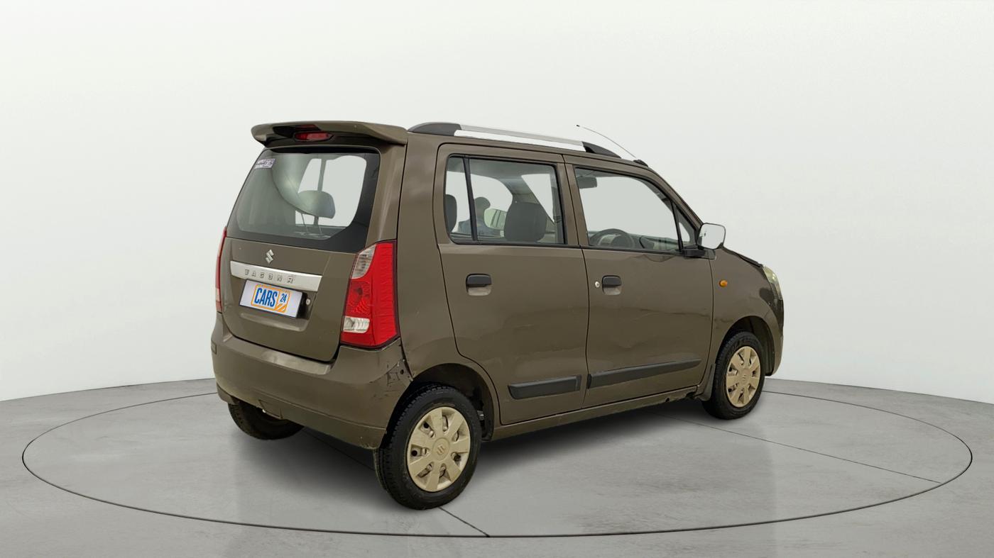 2013 Maruti Wagon R 1.0 LXI, Petrol, Manual, 37,023 km, Right Back Diagonal