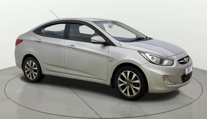 2014 Hyundai Verna FLUIDIC 1.4 CRDI CX, Diesel, Manual, 1,08,392 km, Right Front Diagonal