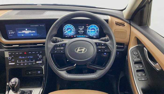 2024 Hyundai ALCAZAR PLATINUM 1.5 MT 7STR, Diesel, Manual, 9,508 km, Steering Wheel Close Up