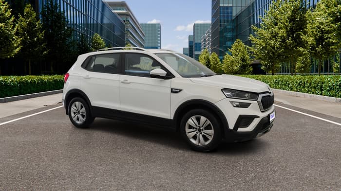 2021 Skoda KUSHAQ AMBITION 1.0L TSI AT, Petrol, Automatic, 1,12,752 km, Right Front Diagonal