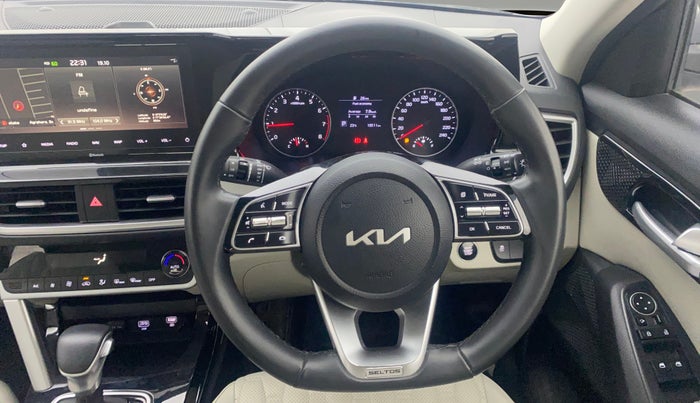 2021 KIA SELTOS HTX IVT 1.5 PETROL, Petrol, Automatic, 19,469 km, Steering Wheel Close Up