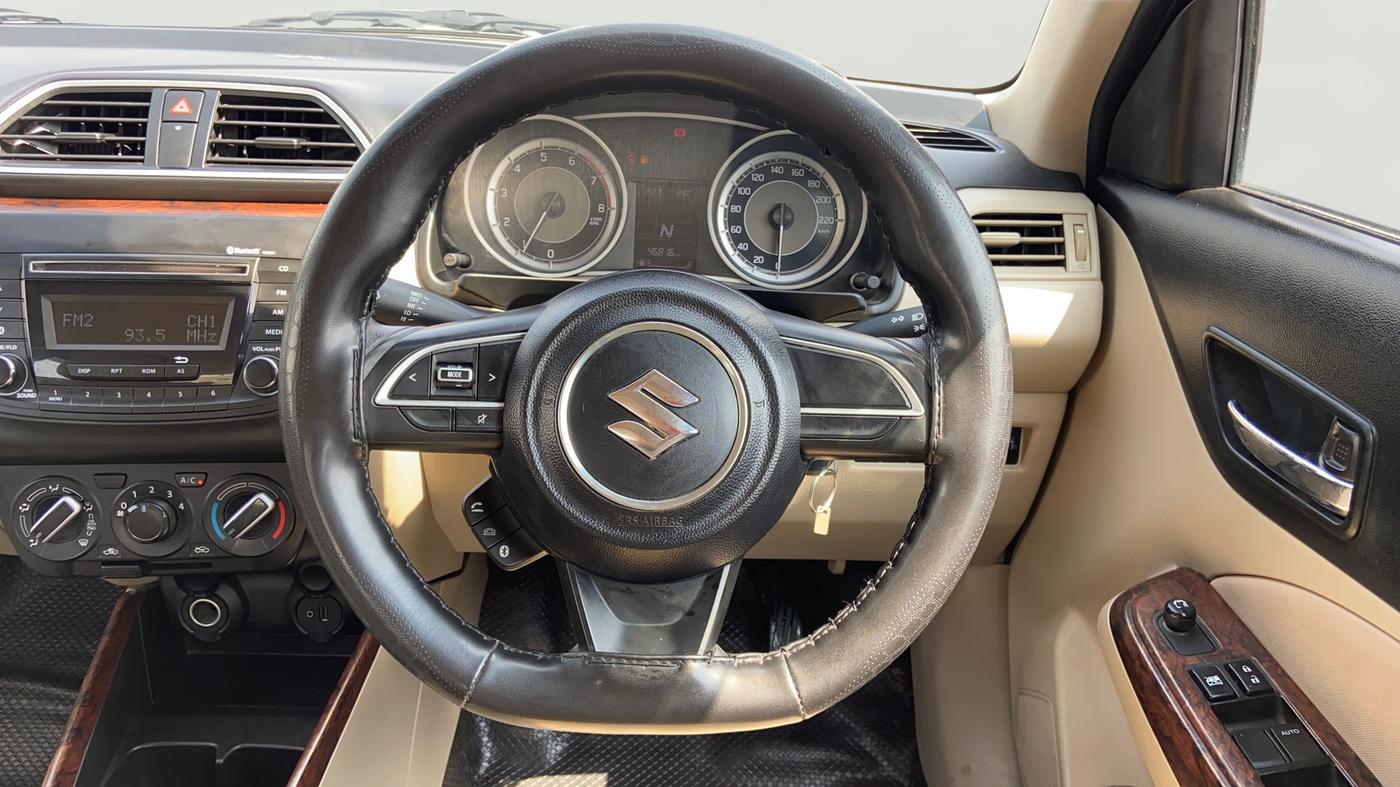 2020 Maruti Dzire VXI AMT, Petrol, Automatic, 46,797 km, Steering Wheel Close Up