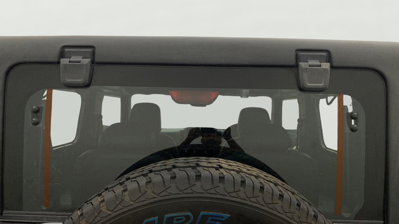 2022 Mahindra Thar LX PETROL HT 4WD AT, Petrol, Automatic, 15,414 km, Rear Windshield