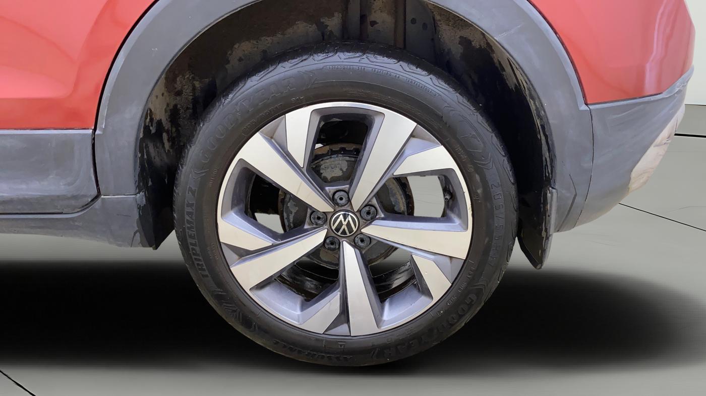 2022 Volkswagen TAIGUN TOPLINE 1.0 TSI AT, Petrol, Automatic, 44,705 km, Left Rear Wheel