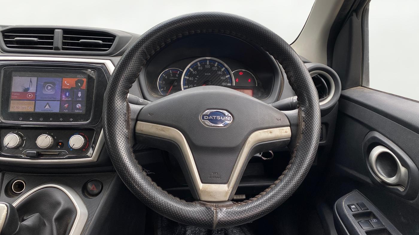 2018 Datsun Go T, Petrol, Manual, 57,259 km, Steering Wheel Close Up