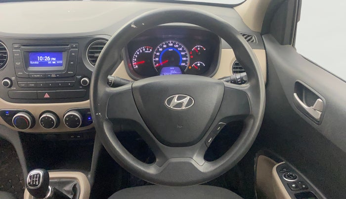 2013 Hyundai Grand i10 SPORTZ 1.2 KAPPA VTVT, Petrol, Manual, 60,841 km, Steering Wheel Close Up