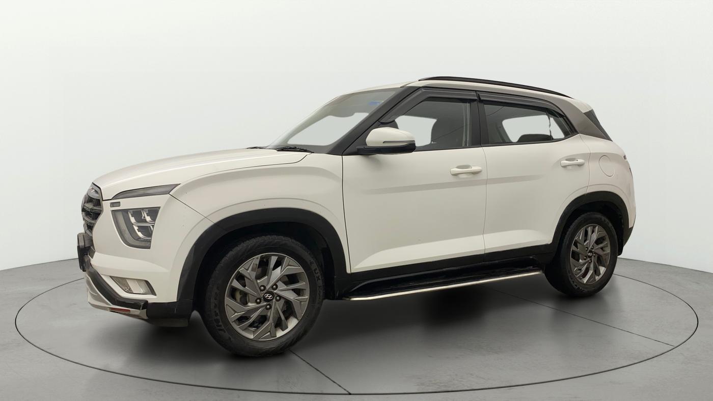2021 Hyundai Creta SX (O) 1.4 TURBO DCT, Petrol, Automatic, 58,147 km, Left Front Diagonal