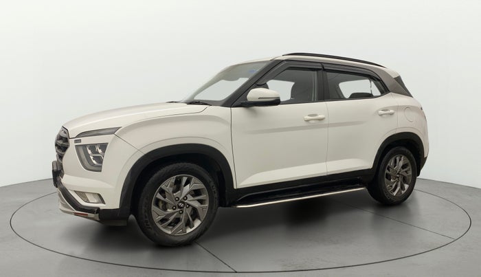 2021 Hyundai Creta SX (O) 1.4 TURBO DCT, Petrol, Automatic, 58,147 km, Left Front Diagonal